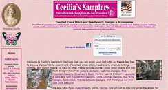 Desktop Screenshot of ceciliassamplers.com